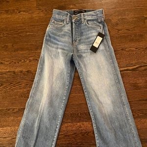 Veronica Beard Taylor Relaxed Wide Leg Jeans Size 25